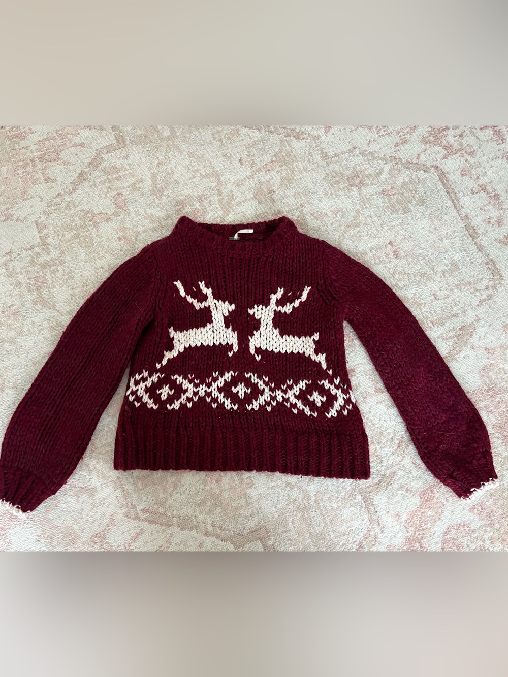 Free people reindeer sweater